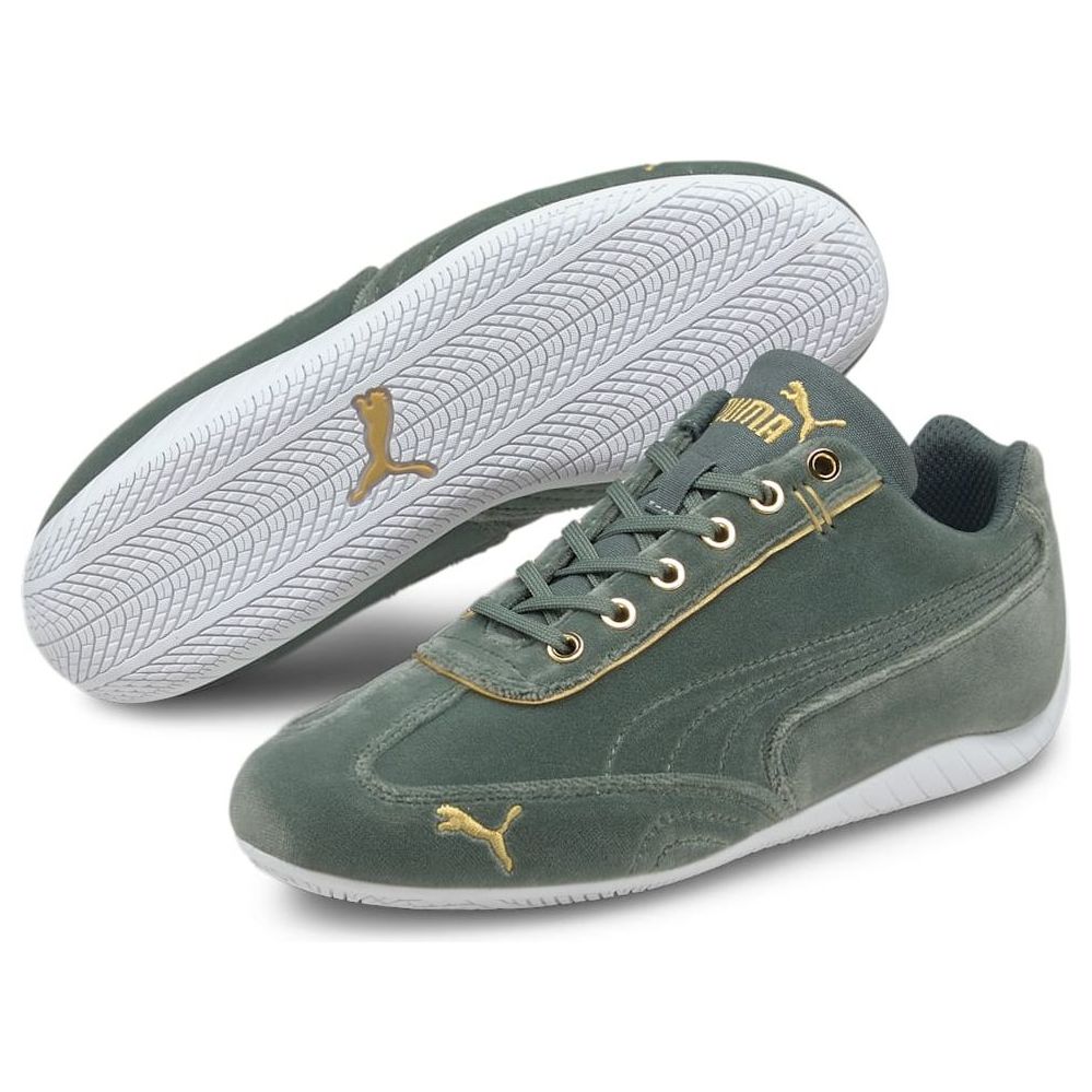 (WMNS) PUMA Speedcat Velvet 'Balsam Green' 306956-02