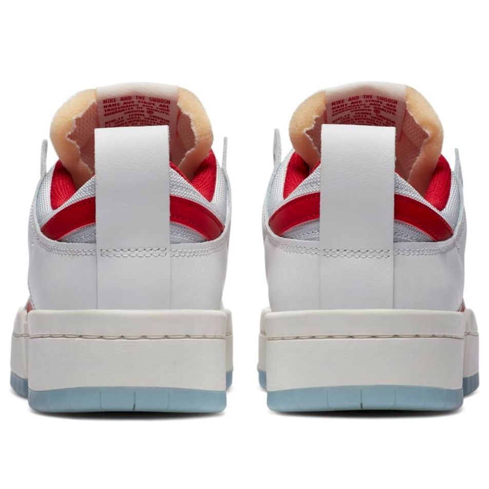 (WMNS) Nike Dunk Low Disrupt 'White Gym Red' CK6654-101