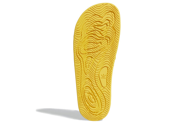 adidas x Pharrell Chancletas Hu Slides 'Bold Gold' H04407