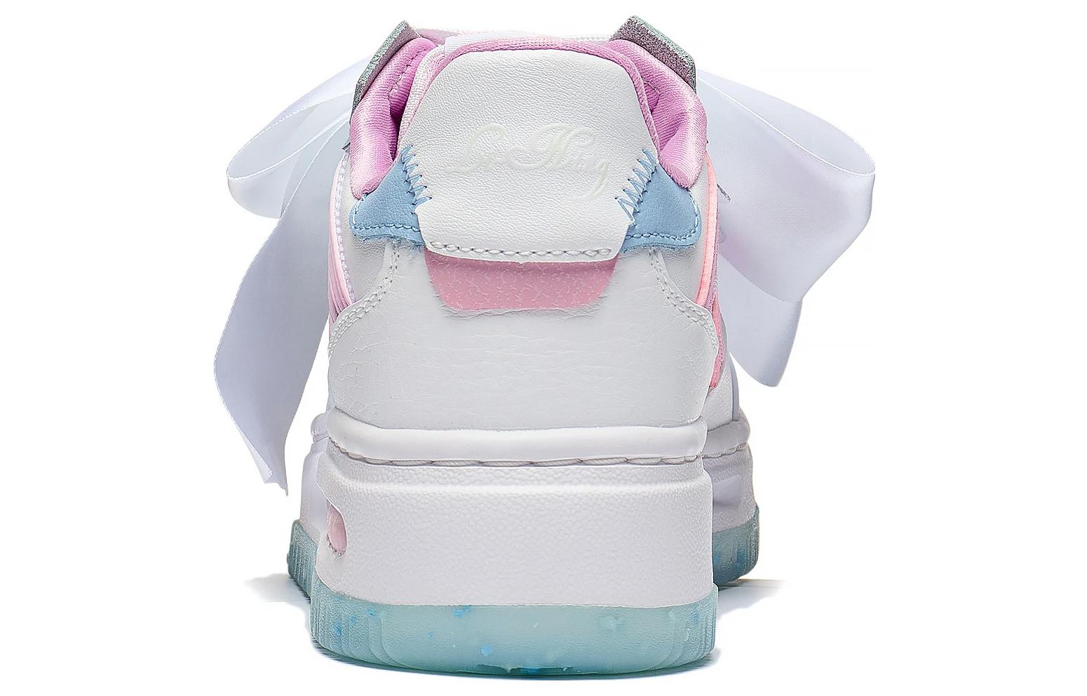 (WMNS) Li-Ning Future C1 Shoes 'White Pink Blue' AGCT038-4