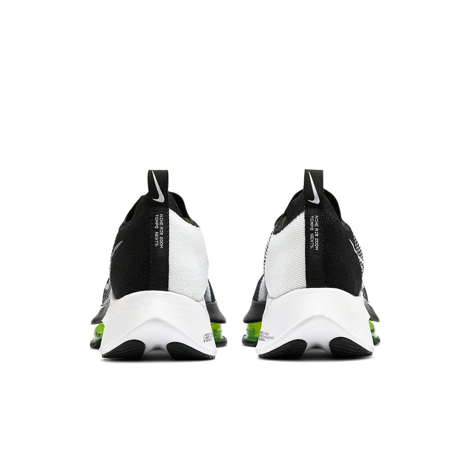 Nike Air Zoom Tempo NEXT% Flyknit 'Black White Volt' CI9923-001