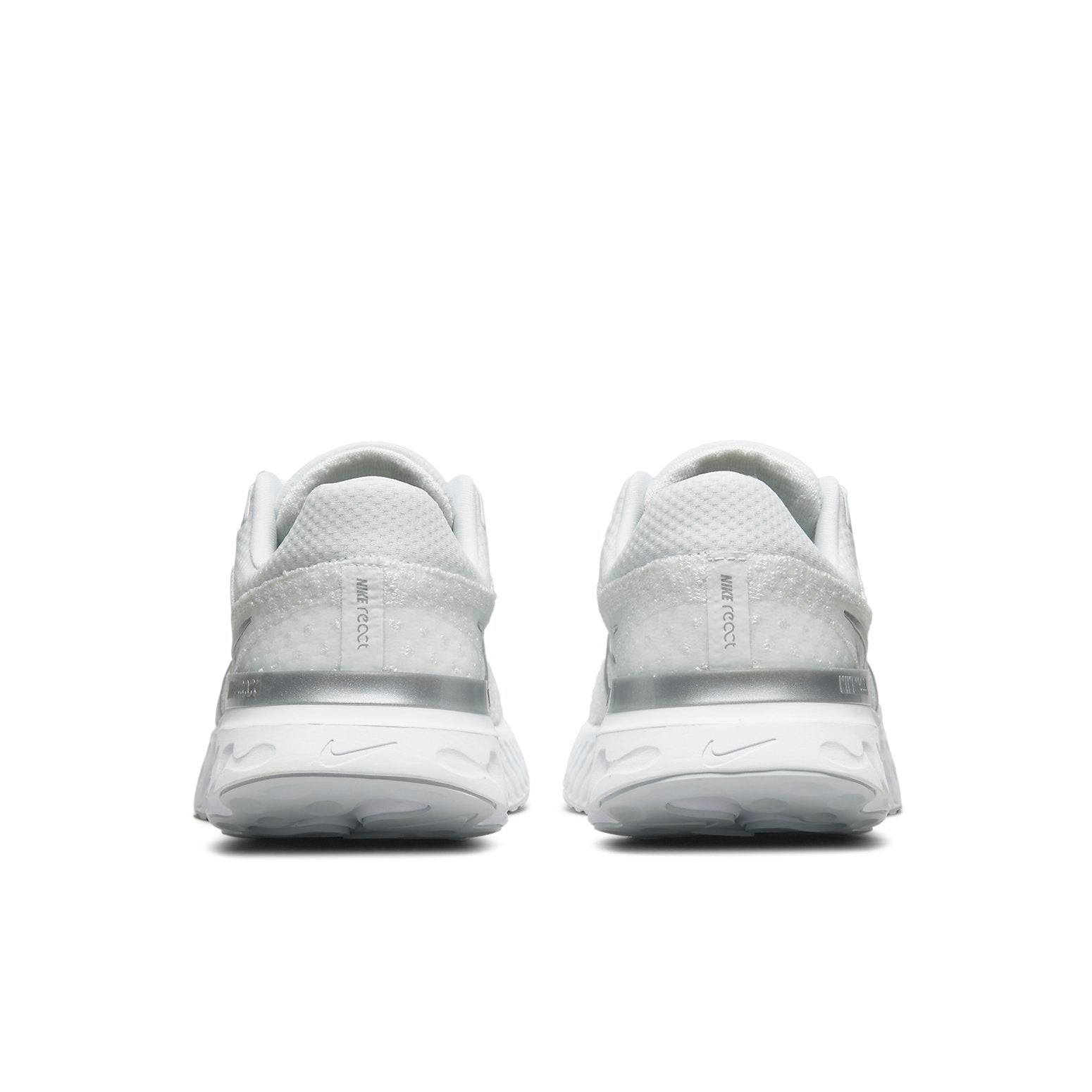 (WMNS) Nike React Infinity Run Flyknit 3 'White Metallic Silver' DD3024-101