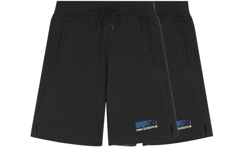 New Balance Sport Bold Logo Shorts Asia Sizing 'Black' MS21900-BM