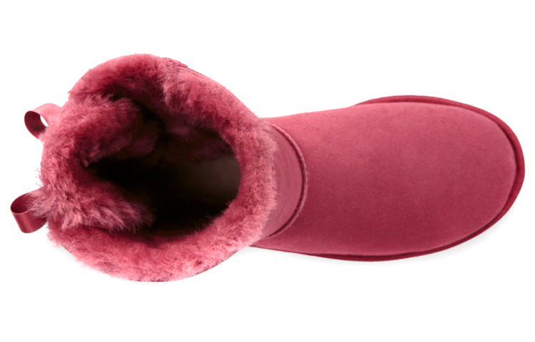(WMNS) UGG Bailey Bow II 'Rose Red' 1016225-GAR