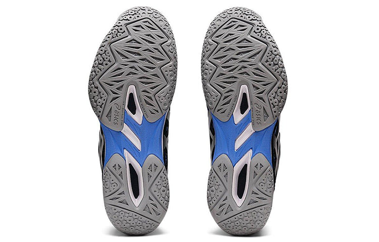 (WMNS) ASICS Court Control FF 2 'Black Silver Blue' 1072A057-404