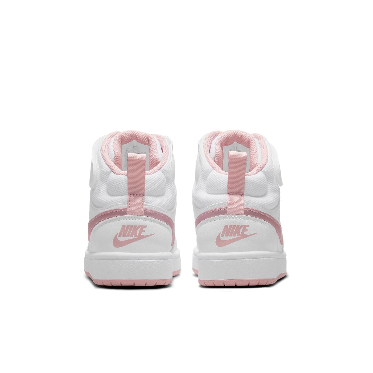 (GS) Nike Court Borough Mid 2 'White Pink Glaze' CD7782-105
