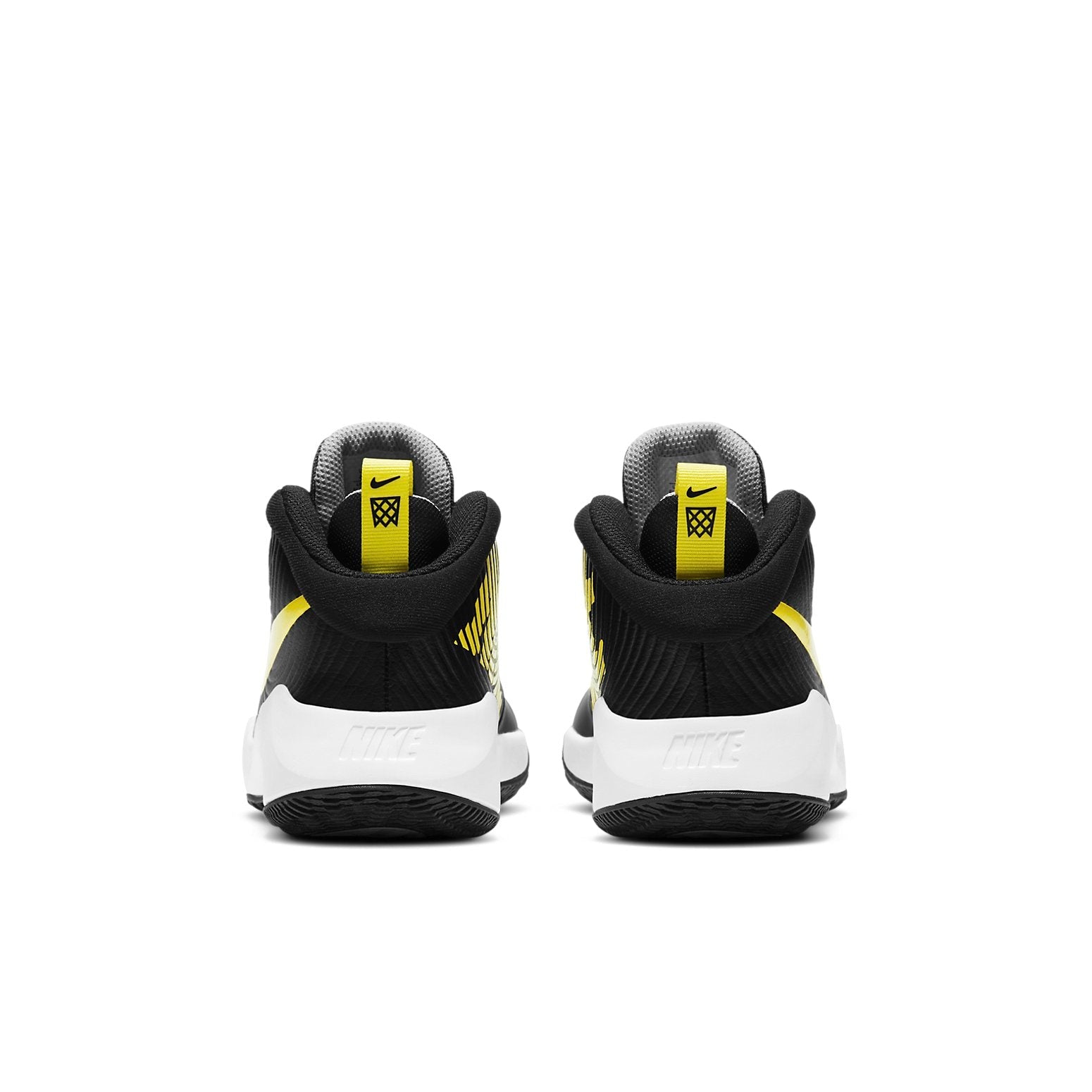 (GS) Nike Team Hustle D 9 'Black Yellow White' AQ4224-013