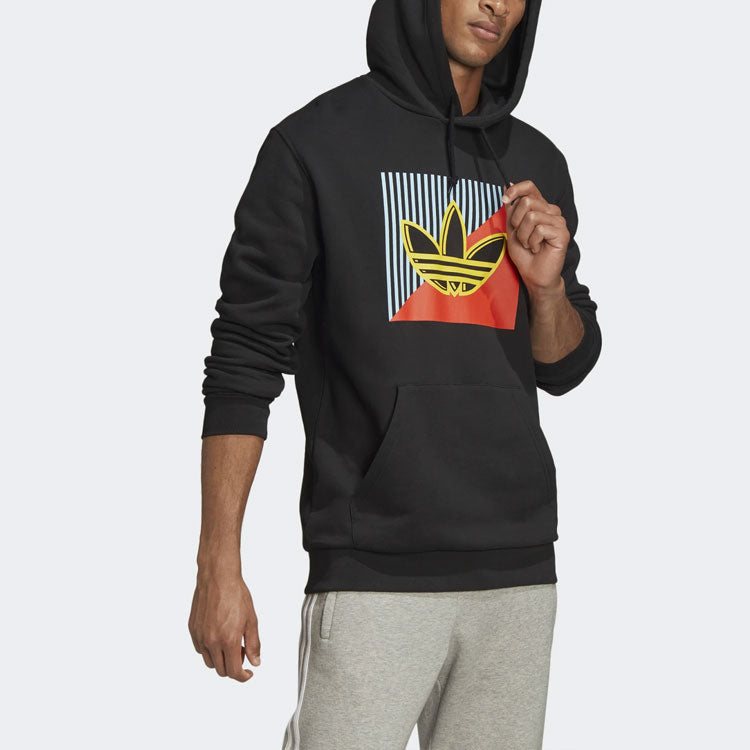 adidas originals Diag Emb Oth Athleisure Casual Sports Pullover Black FM3366