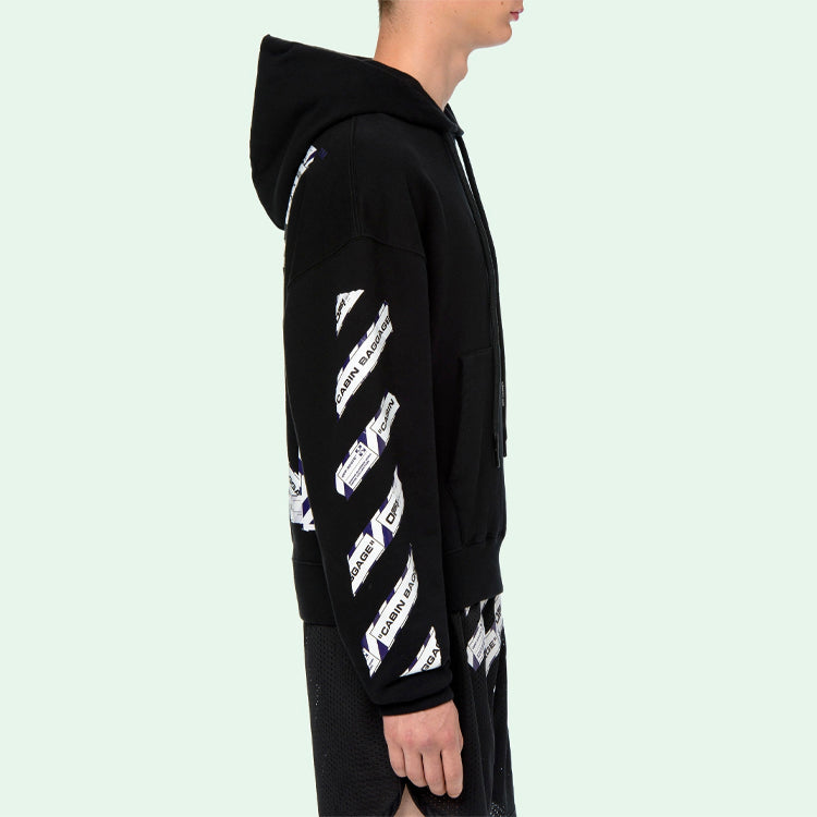 Off-White Back Arrow Printing Loose Black OMBB037S20E300031088