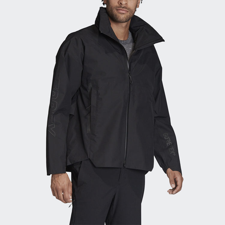 adidas Myshelter Gtx Outdoor Casual Sports Stand Collar Jacket Black FP8450