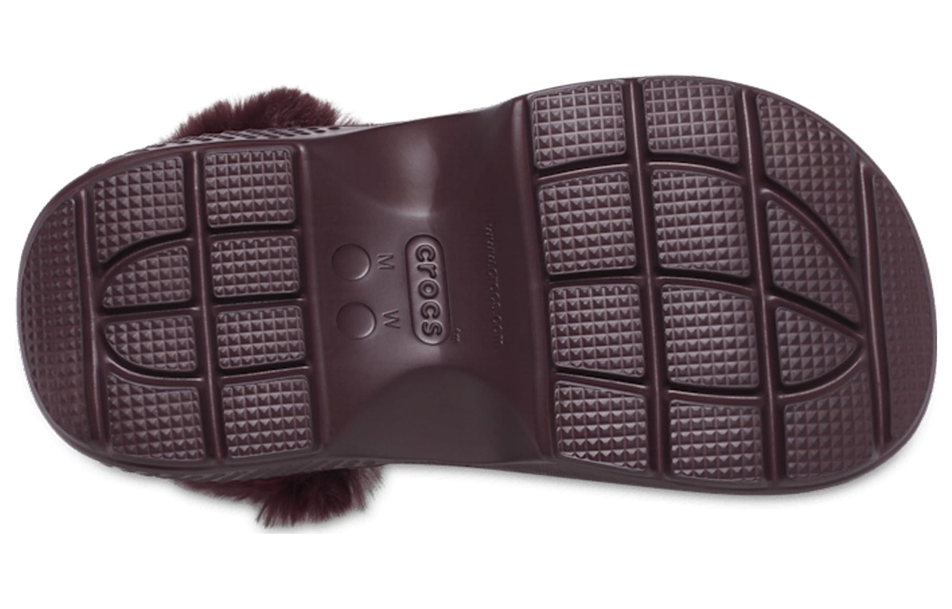 (WMNS) Crocs Stomp Lined Clogs 'Dark Cherry' 208546-6WD