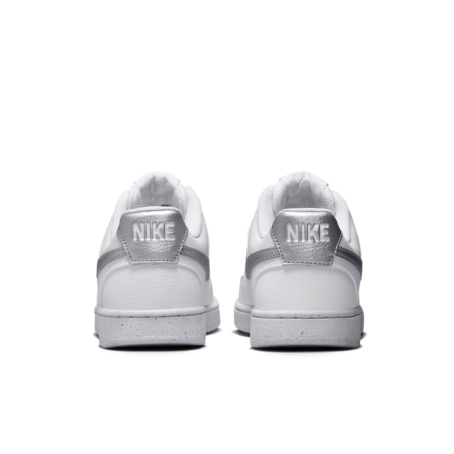 (WMNS) Nike Court Vision 1 Low Next Nature 'White Metallic Silver' DH3158-108