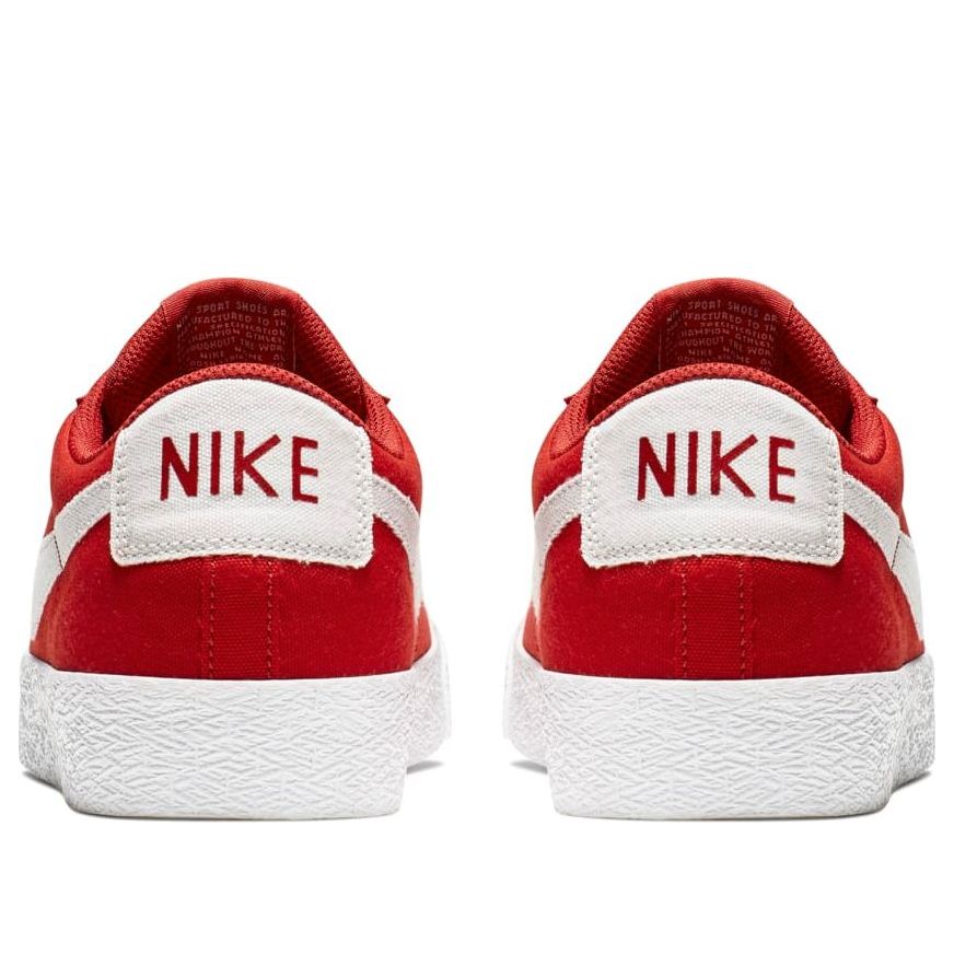 Nike SB Skateboard Blazer Zoom Low CNVS 'Red White' 889053-600