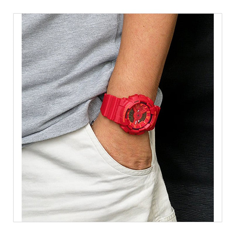 CASIO G-Shock Analog-Digital 'Red' GA-110AC-4AJF