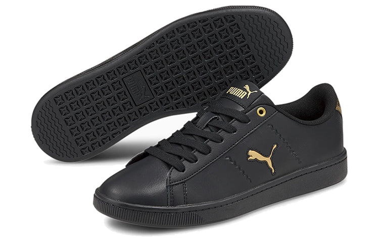 (WMNS) PUMA Vikky V2 Cat Metallic Shoes Black/Gold 375913-02