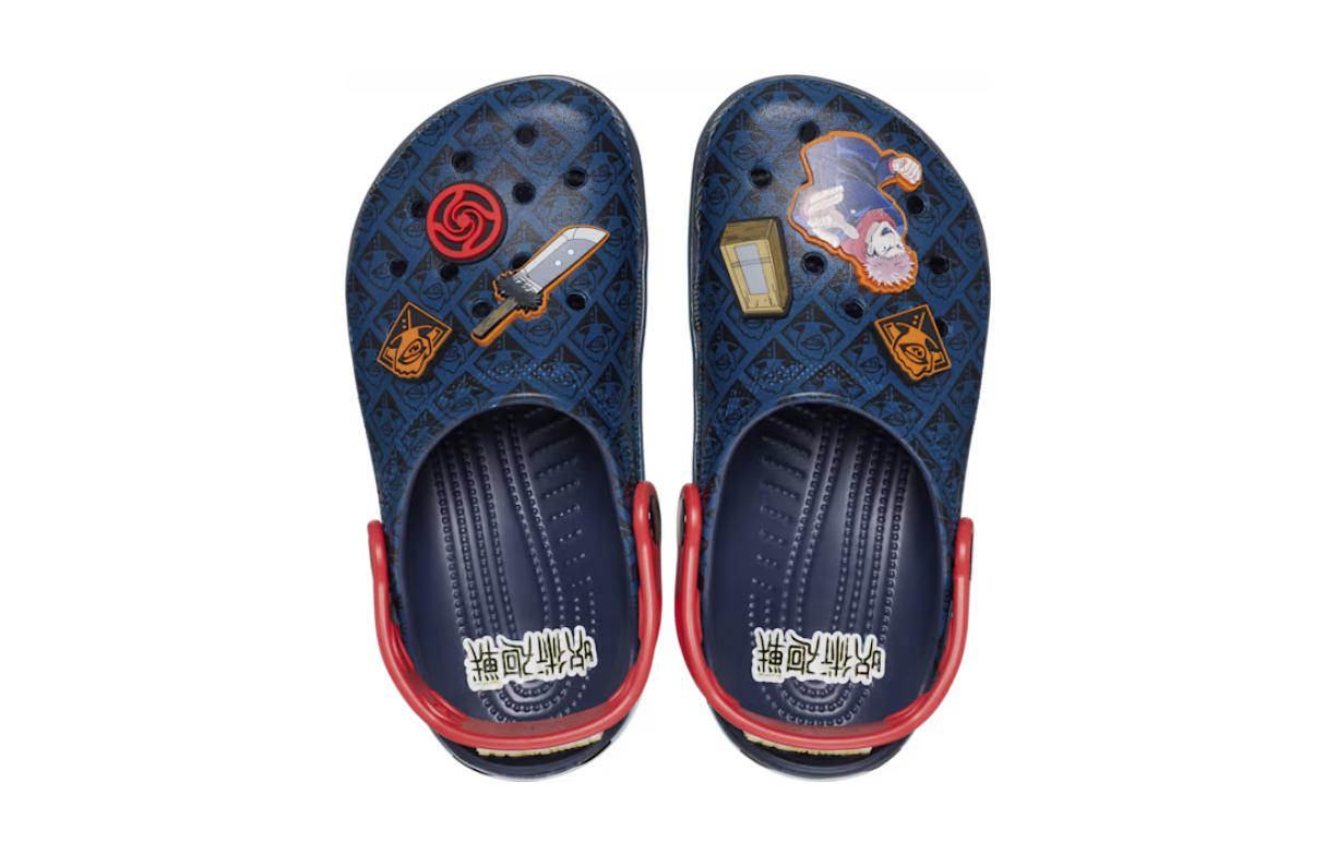 (GS) Crocs Jujutsu Kaisen Classic Clogs 'Blue Red' 208807-410