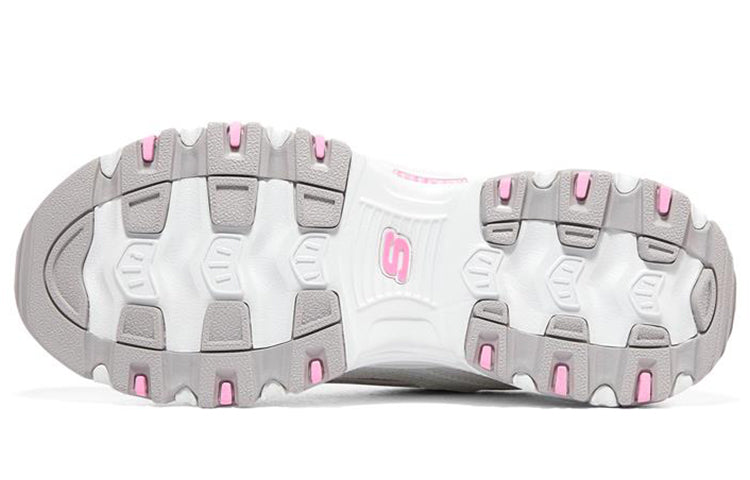 (WMNS) Skechers D'Lites 1.0 'White Pink' 149791-WPK
