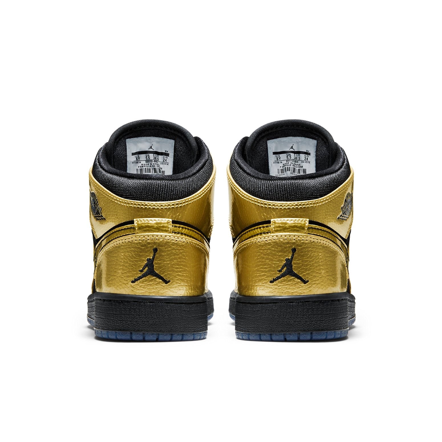 (GS) Air Jordan 1 Mid BG 'Metallic Gold Coin' 555112-905