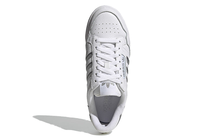 (WMNS) adidas Continental 80 Stripes 'White Silver Metallic' S42626