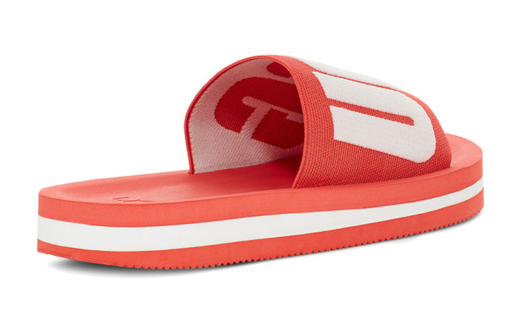(WMNS) UGG Zuma Graphic Slipper coral red 1099833-PCRL