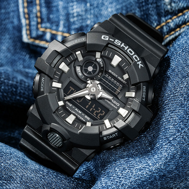 CASIO G-Shock Analog-Digital 'Black' GA-700-1B