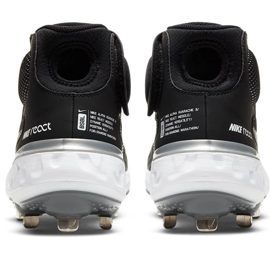 Nike Alpha Huarache Elite 3 Mid 'Black Light Smoke Grey' CK0745-001