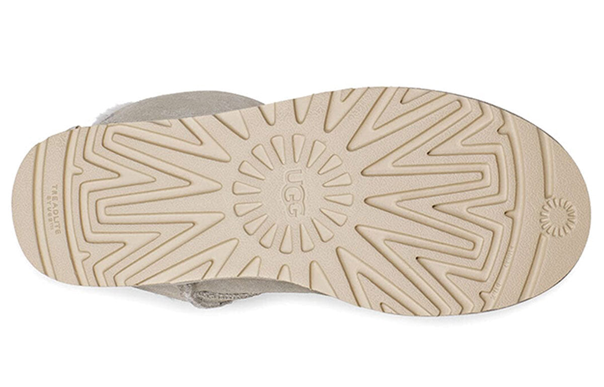 (WMNS) UGG Bailey Bow II Snow Boots Gray 1112532-GOA