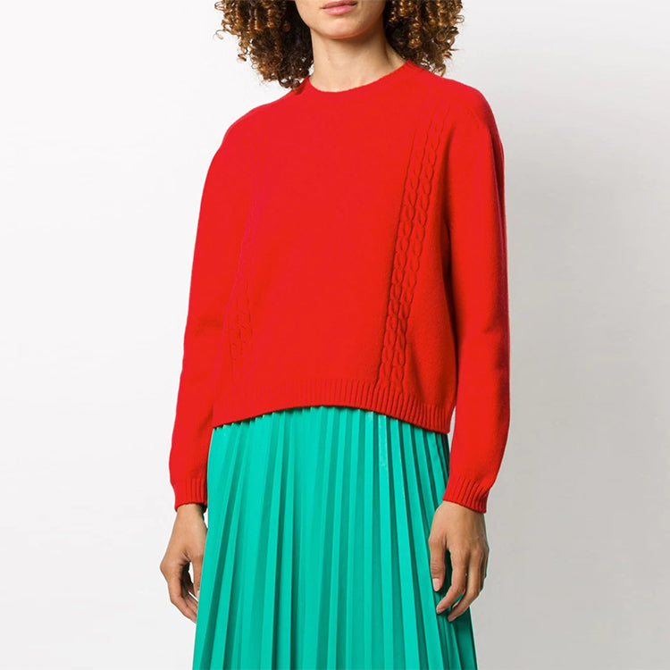 (WMNS) Gucci Knitted Wool Jumper 'Red' 609656-XKAP0-6509