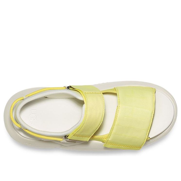 (WMNS) UGG LA Cloud Strap Flatform Sandal 'Neon Green White' 1125103-LELI