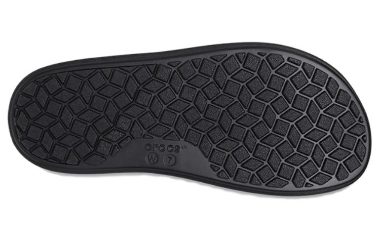 (WMNS) Crocs Brooklyn Luxe Cross Strap 'Black' 209407-060