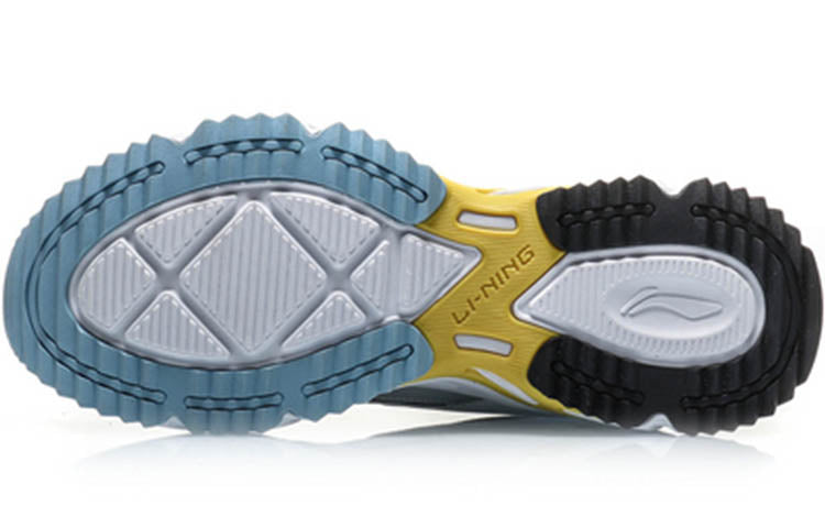 Li-Ning Retro Running Shoes 'Deep Water Duck Blue' ARLQ001-3