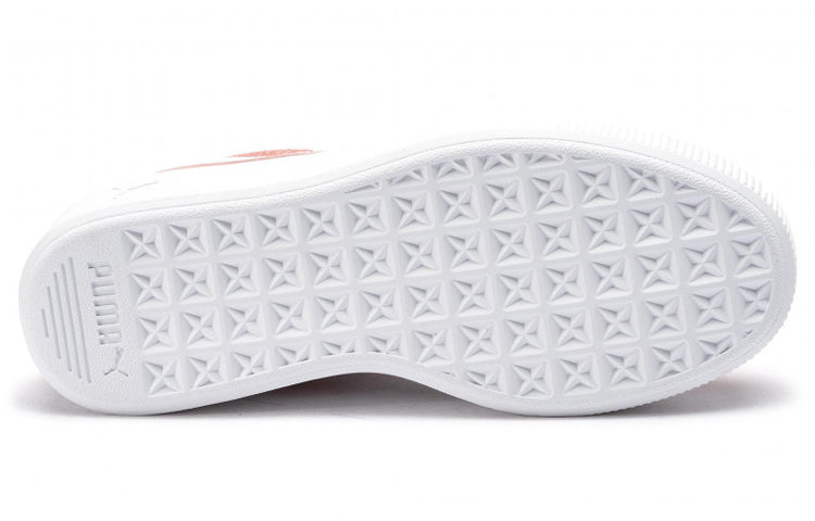 (WMNS) PUMA Vikky Stacked Casual Board Shoes 'Peach Bud White' 369144-07