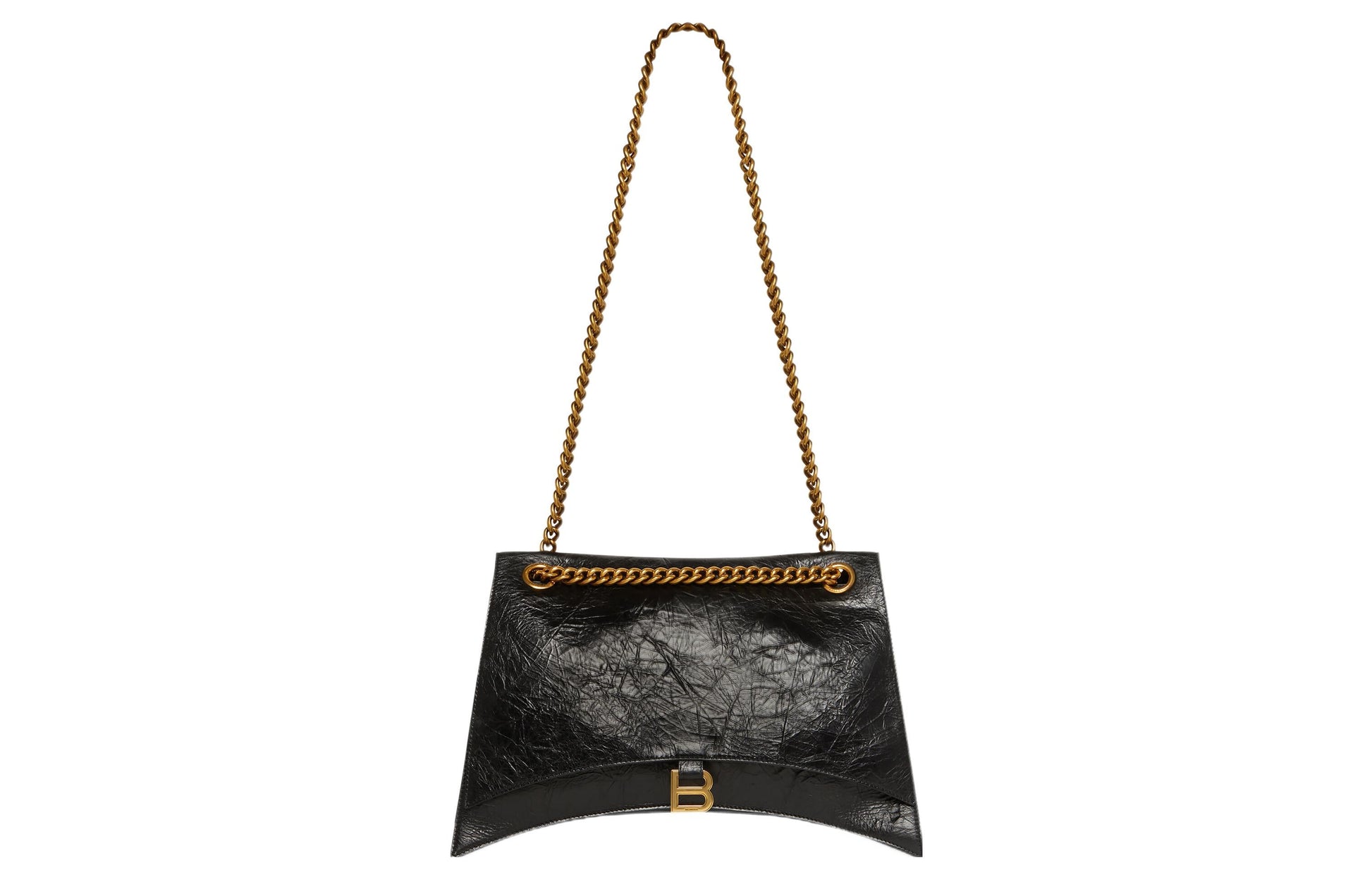 (WMNS) Balenciaga Crush Large Chain Bag 'Black' 716332210IT1000