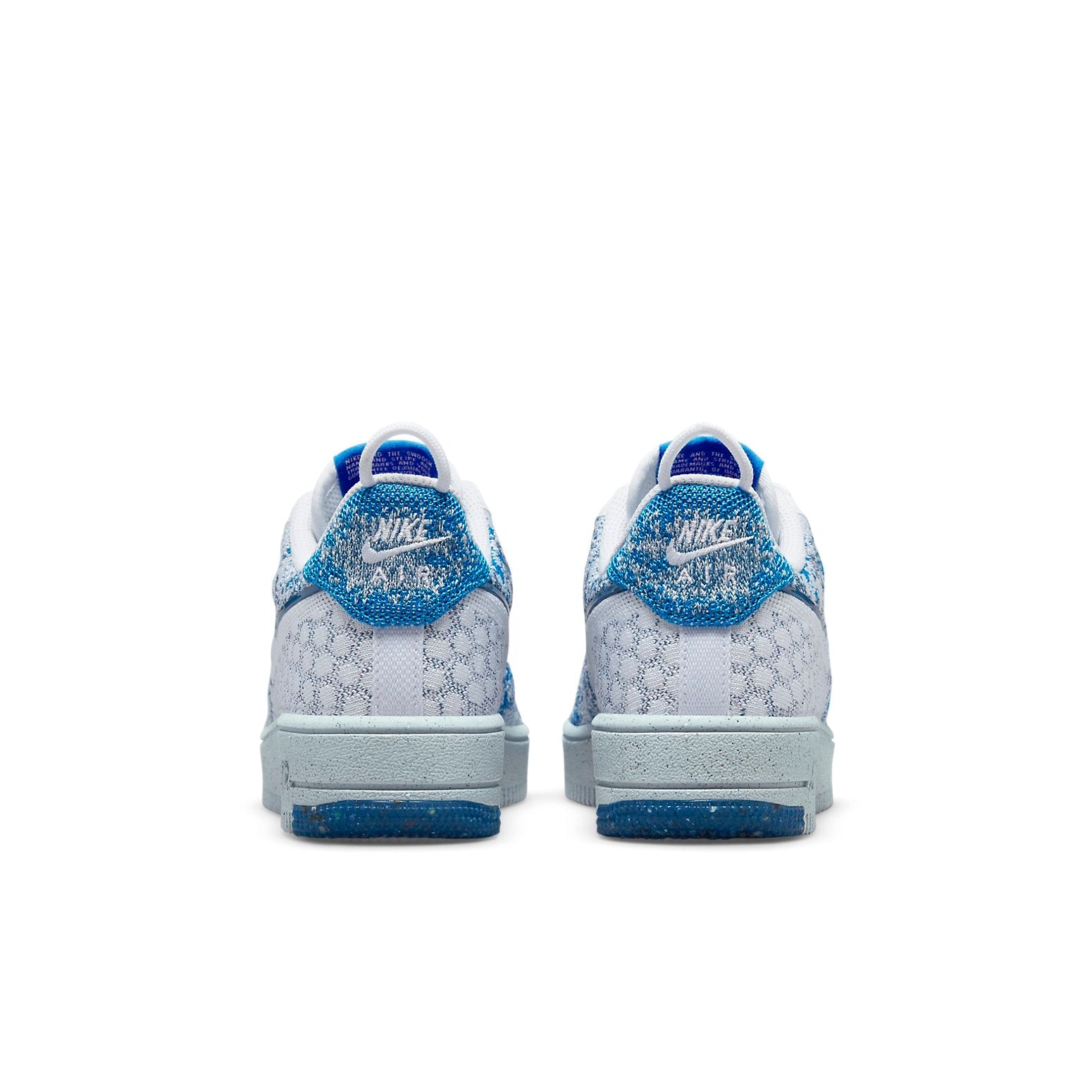 (GS) Nike Air Force 1 Crater Flyknit 'White Dark Marina Blue' DM1060-100