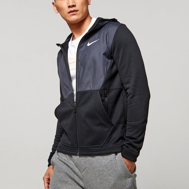Nike Splicing hooded Stay Warm Sports Jacket Black 926466-010