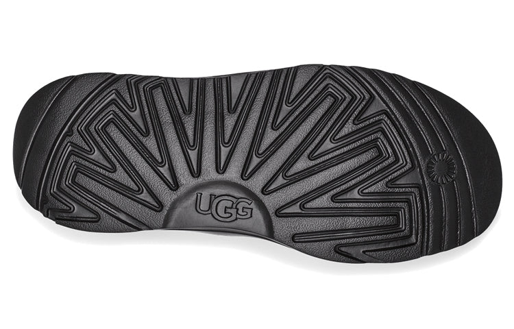 UGG Kick It Slip-On Athleisure Casual Sports Shoe Black Fleece Lined 1118495-BTNL