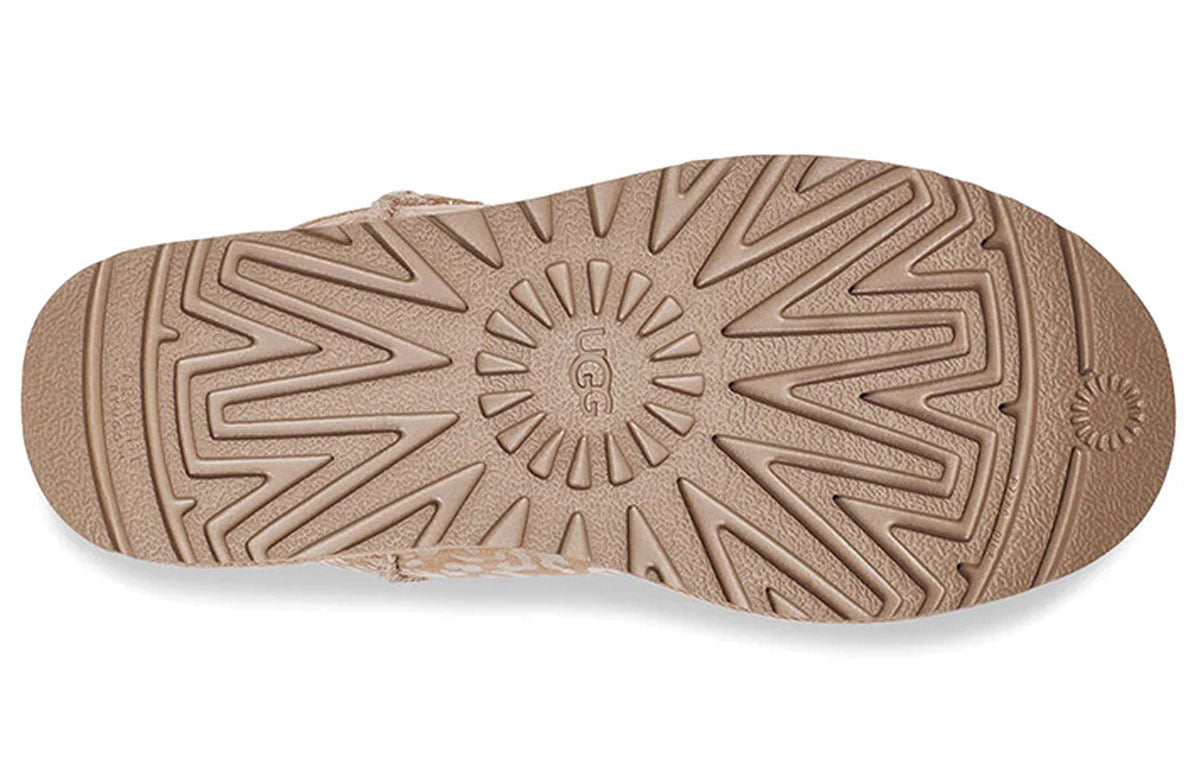 (WMNS) UGG Classic Mini Snow Leopard Brown Yellow 1113494-AMP