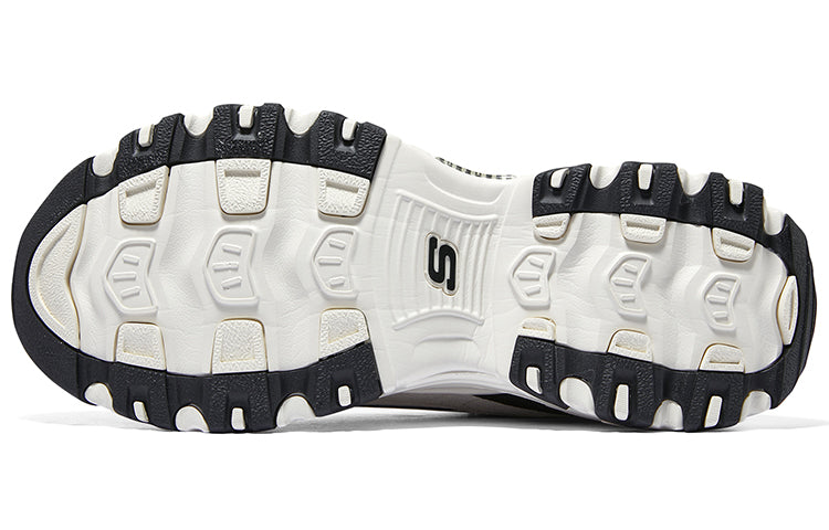 Skechers DLites 1.0 Chunky Shoes 'Beige Black' 894265-NTBK