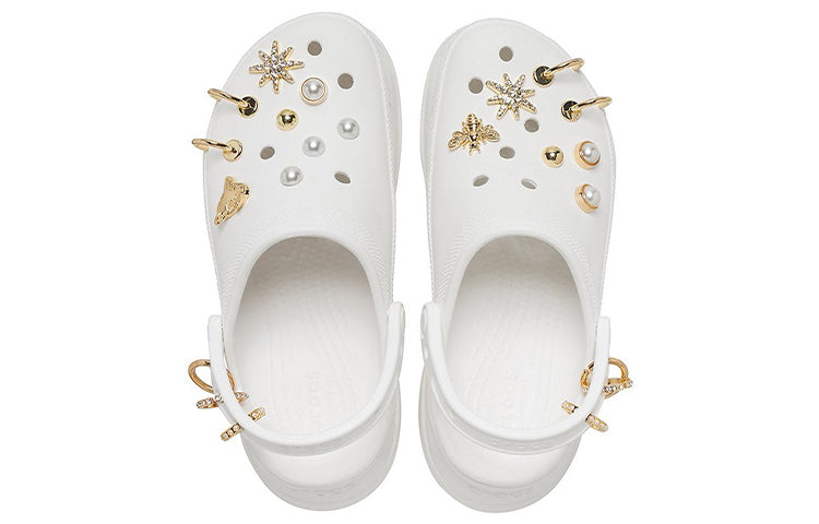 (WMNS) Crocs Clog Outdoor Classic Sports Sandals White 207389-103