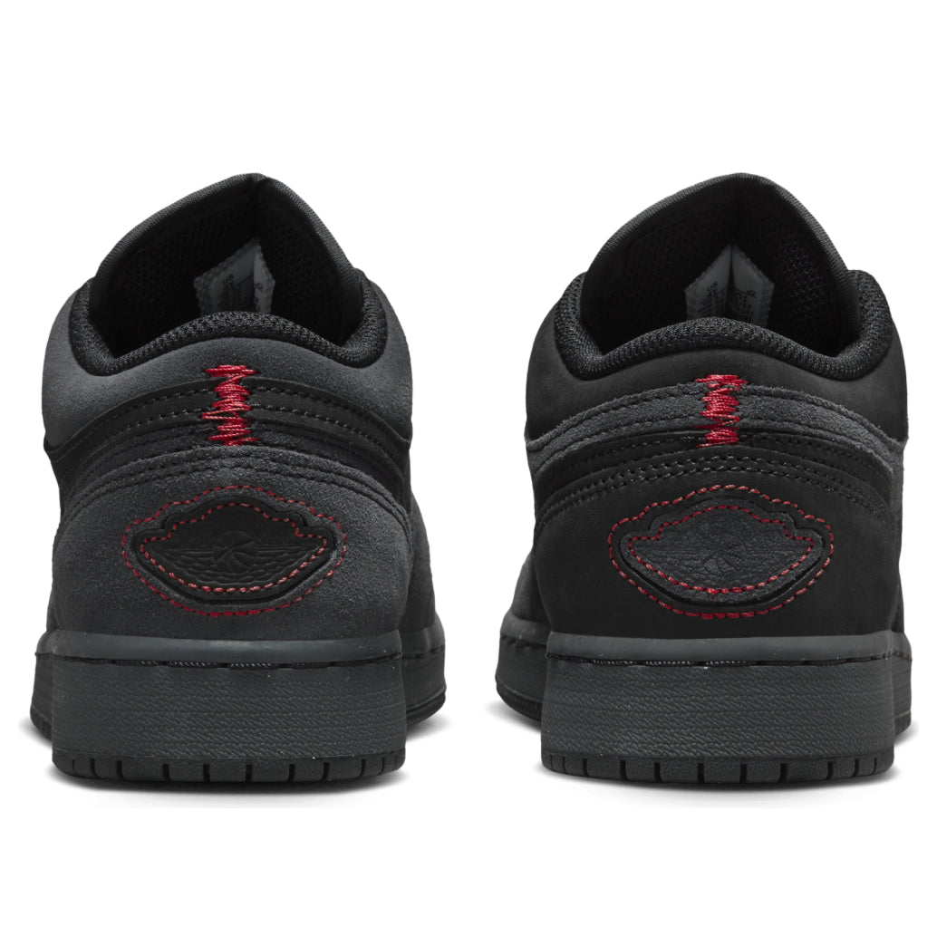 (GS) Air Jordan 1 Low SE Craft 'Dark Smoke Red' FQ7757-001