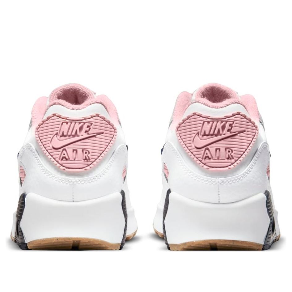 (GS) Nike Air Max 90 Leather SE 'White Pink Glaze' DB0472-100