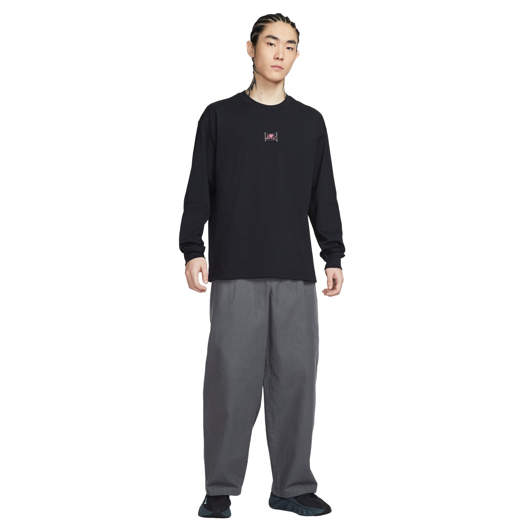 Nike Sportswear Long-Sleeve T-Shirt 'Black' IO9761-010