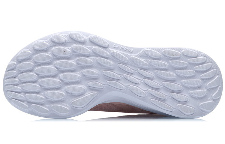 (WMNS) Li-Ning Lightweight Running Shoes 'Pink White' ARHR064-5