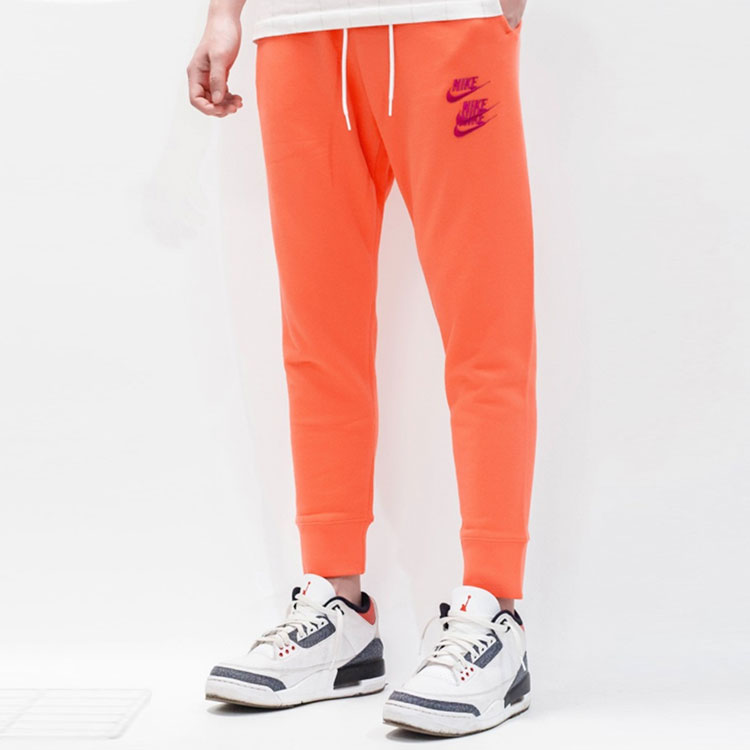 Men's Nike Casual Small Orange Sports Pants/Trousers/Joggers DD0885-842