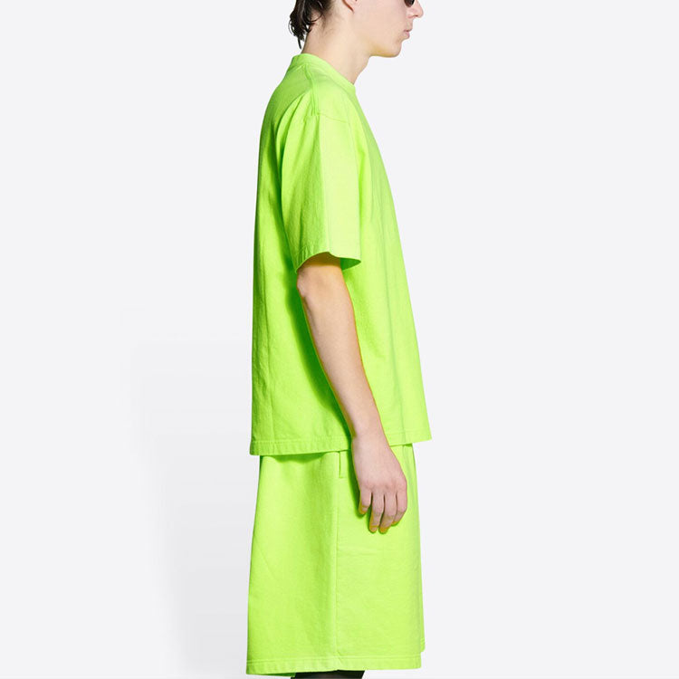 Balenciaga BB Corporate T-shirt Medium Fit 'Yellow' 612966TJV877110