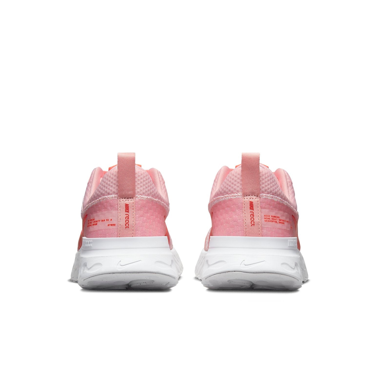 (WMNS) Nike React Infinity Run Flyknit 3 Premium 'Medium Soft Pink Light Crimson' DZ3016-600