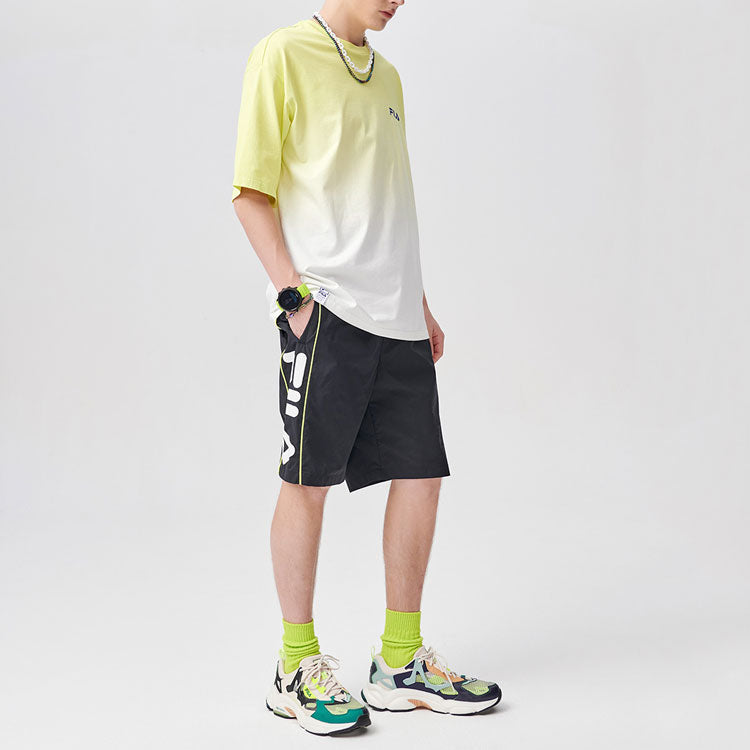 FILA FUSION Gradient Sports Loose Short Sleeve Yellow T11M122106F-YE