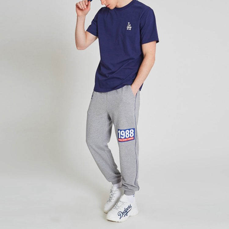 MLB LA Dodgers Los Angeles Dodgers Back Big Sign Short Sleeve Unisex Navy Blue 31TSS3931-07N
