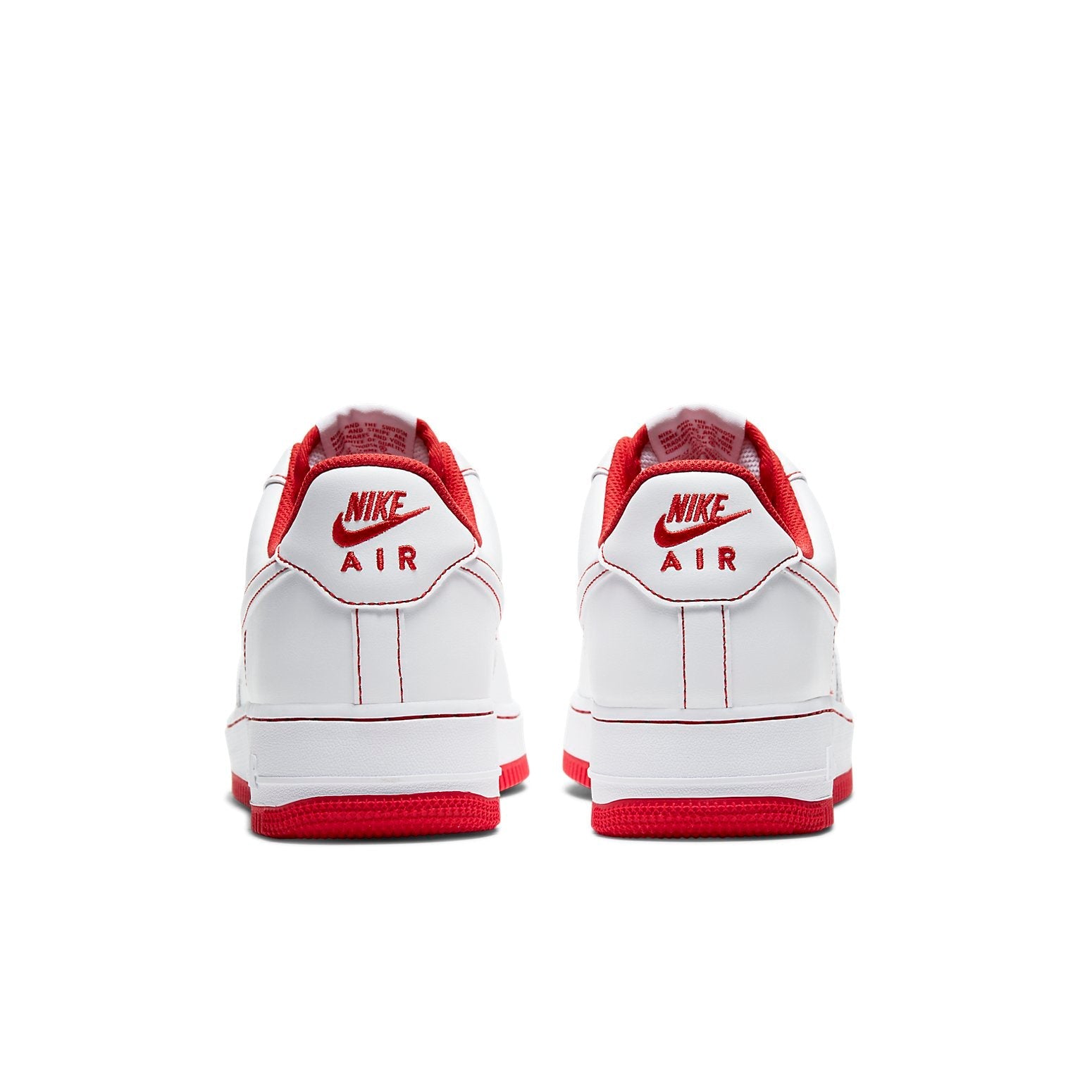 Nike Air Force 1 '07 'Contrast Stitch - White University Red' CV1724-100