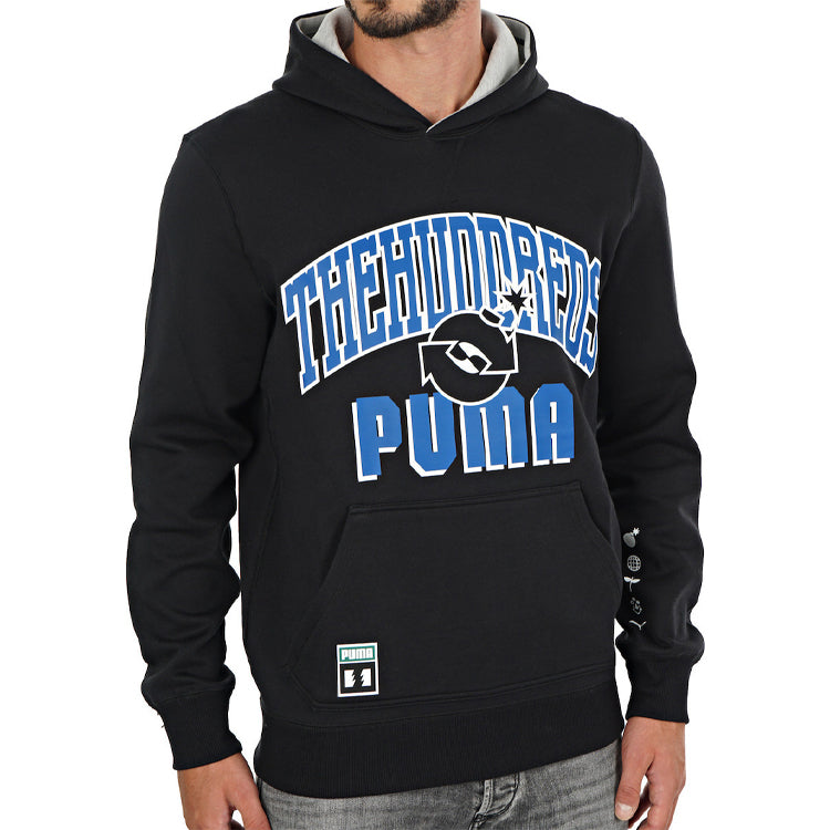PUMA x The Hundreds Reversible Hoodie 'Black Blue Grey' 598311-01